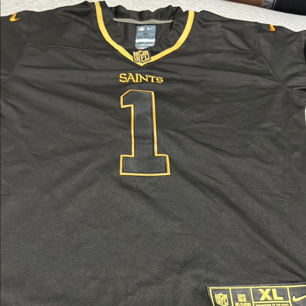 New Orleans Saints Black Jersey MOM 1